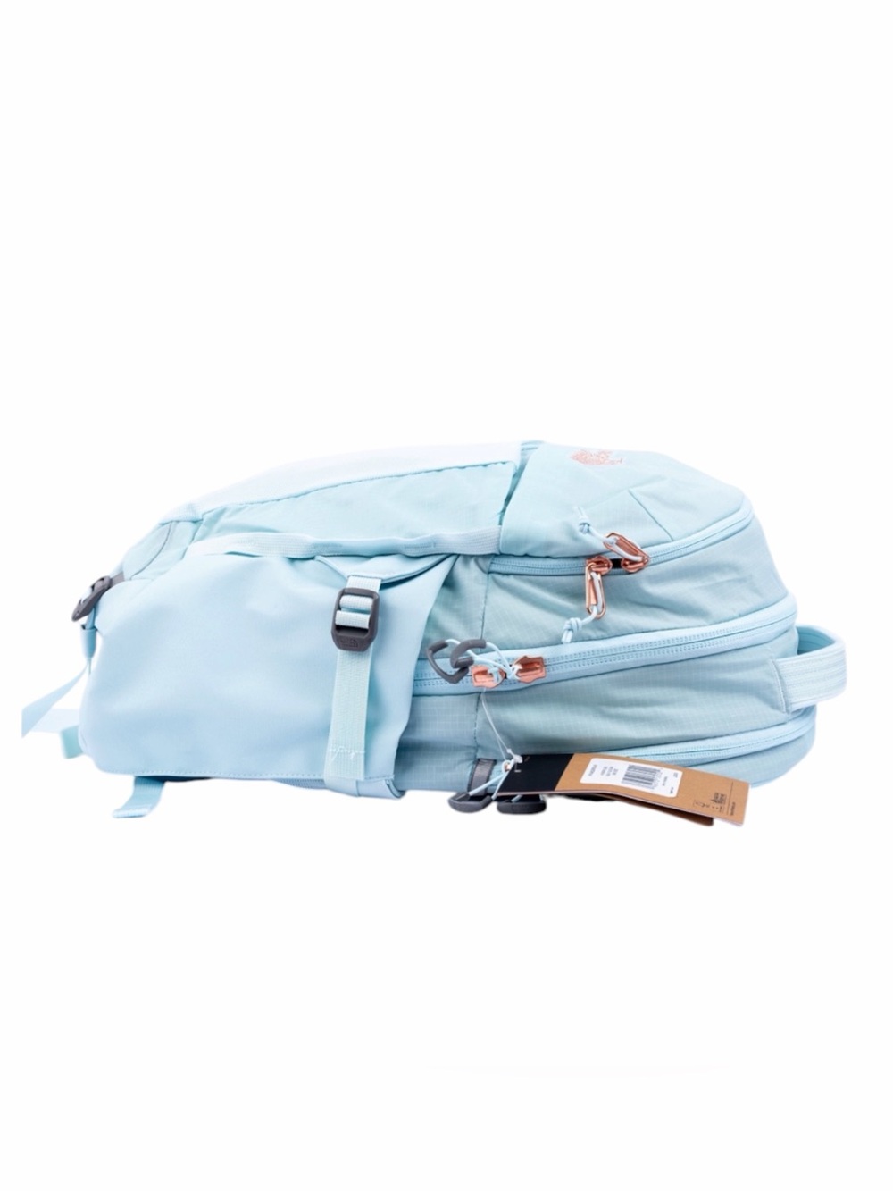 The North Face Women's 30L Recon Luxe Backpack IceCap Blue/Burnt Coral - Picture 4 of 8